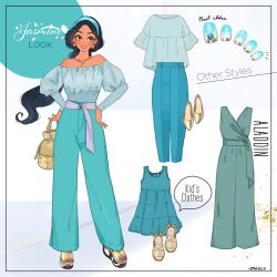 jasmine (disney) from aladdin (disney) by meecosme