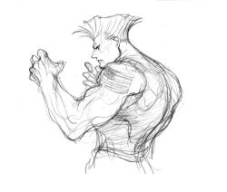 guile from street fighter by nishimura kinu