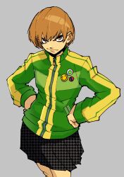 satonaka chie from persona by bonesaw (rdkshinku)