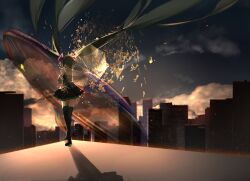 hatsune miku from vocaloid