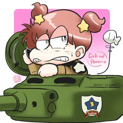 alisa (girls und panzer) from asari-chan by aoneco