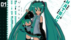 hachune miku from vocaloid