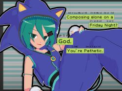 hatsune miku from project diva (series)