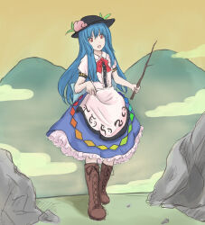 hinanawi tenshi from touhou by kashiwada kiiho