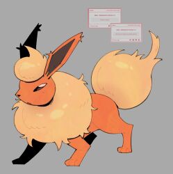 flareon from pokemon by sunnydr0pdraws