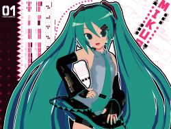 hatsune miku from vocaloid
