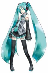 hatsune miku from vocaloid by kei (keigarou)