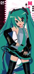 hatsune miku from vocaloid