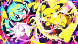 hatsune miku from pokemon by fuji tarawi