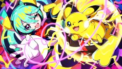 hatsune miku from pokemon by fuji tarawi
