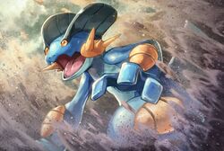 swampert from pokemon by kuroi susumu