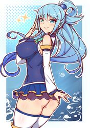aqua (konosuba) from kono subarashii sekai ni shukufuku wo! by virus-g