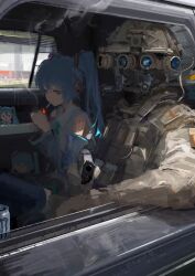 hatsune miku from monster energy