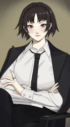 niijima makoto from persona by ikhwan maulana