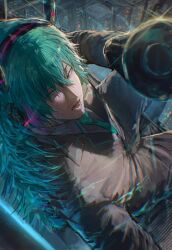 hatsune miku from vocaloid by kouchanthree