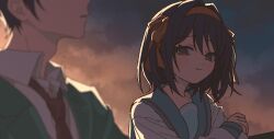 kyon from suzumiya haruhi no yuuutsu
