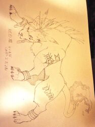 red xiii from final fantasy by indeigo15