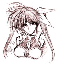takamachi nanoha from mahou shoujo lyrical nanoha by kagura soushi