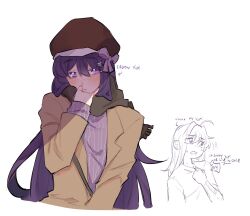 yuri (doki doki literature club) from doki doki literature club