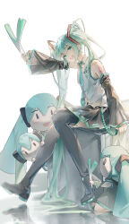 hatsune miku from vocaloid