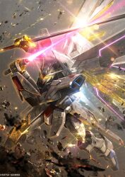 mighty strike freedom gundam from gundam by taka-f