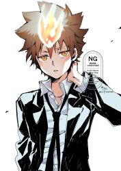 sawada tsunayoshi from katekyo hitman reborn by sofra