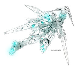 00 raiser from gundam by ebikawa kanetake