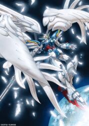 wing gundam zero custom from gundam