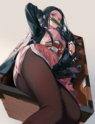 kamado nezuko from kimetsu no yaiba by rabbit (tukenitian)