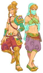 gerudo link from the legend of zelda