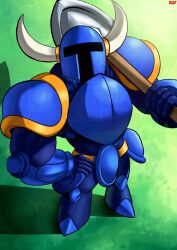 shovel knight (character) from shovel knight