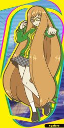 satonaka chie from persona