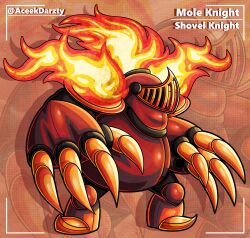 mole knight from shovel knight