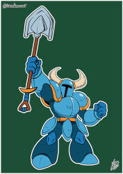 shovel knight (character) from shovel knight
