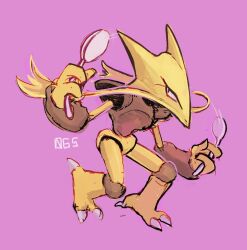 alakazam from pokemon by kurapixel