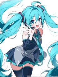 hatsune miku from vocaloid