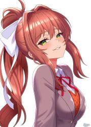 monika (doki doki literature club) from doki doki literature club