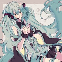 hatsune miku from vocaloid