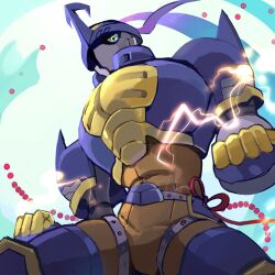 blitzmon from digimon by mooopl