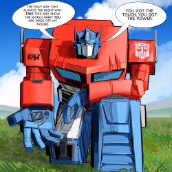 optimus prime from transformers by primusibi