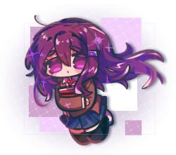 yuri (doki doki literature club) from doki doki literature club
