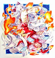 fujiwara no mokou from touhou by mokoiscat