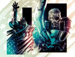 solidus snake from metal gear (series) by teoft