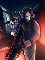 daiwa scarlet (umamusume) from resident evil