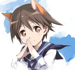 miyafuji yoshika from strike witches by jet yowatari