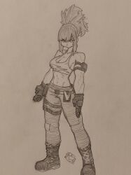 leona heidern from the king of fighters