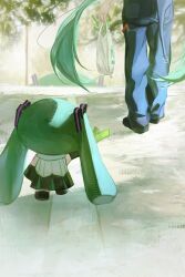 hatsune miku from vocaloid