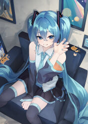 hatsune miku from vocaloid