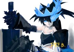 black rock shooter (character) from black rock shooter