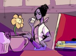 flowey (undertale) from undertale by softmushroombaby